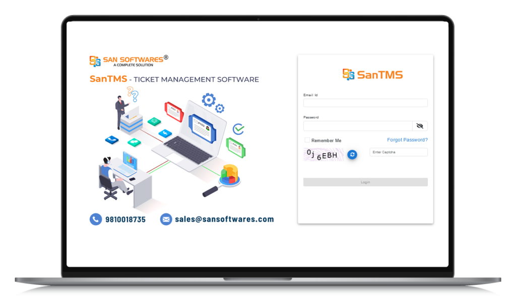 SanTMS - Ticket Management Software