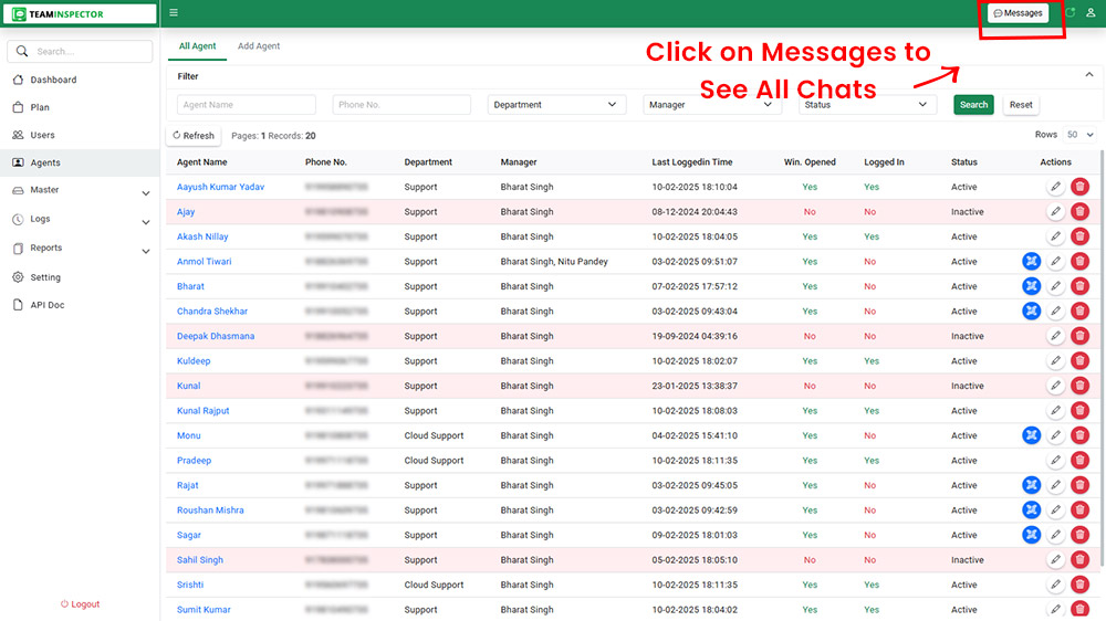 How to Sign Up for WhatsApp TeamInspector
