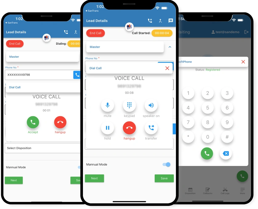 Call Center Software Mobile App