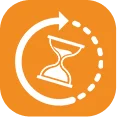 Less wait time icon