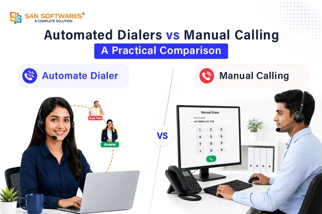 Automated Dialers vs Manual Calling
