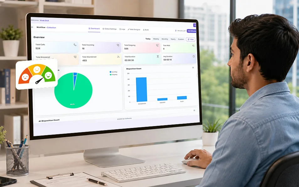 Contact Center Sentimental Analysis Dashboard