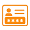 Student ID and PIN-based authentication Icon