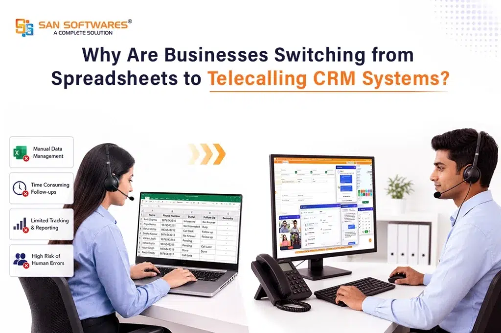 Businesses Switching from Spreadsheets to Telecalling CRM Systems